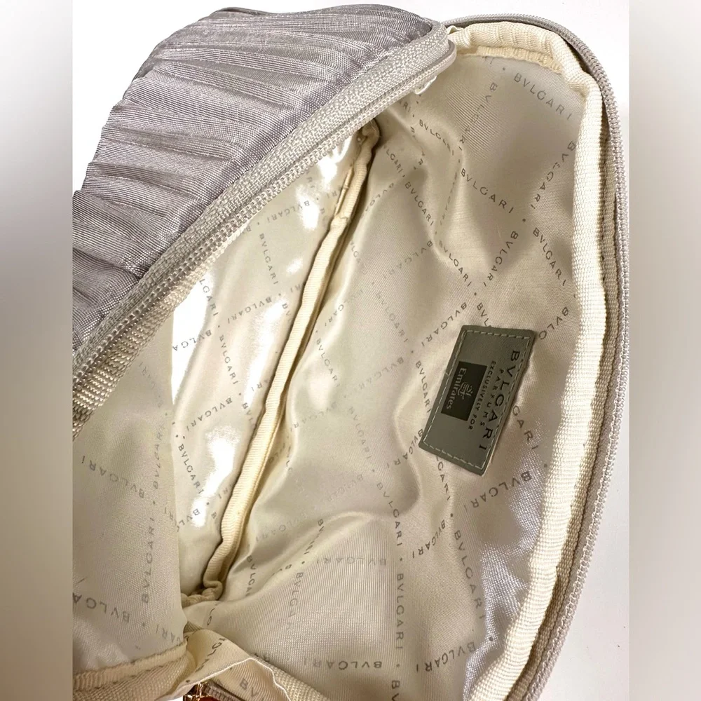 BVLGARI NWOT Amenity/Cosmetic Bag
